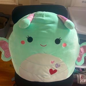 Reina Squishmallow new with tags 16” valentine day butterfly squishmallow